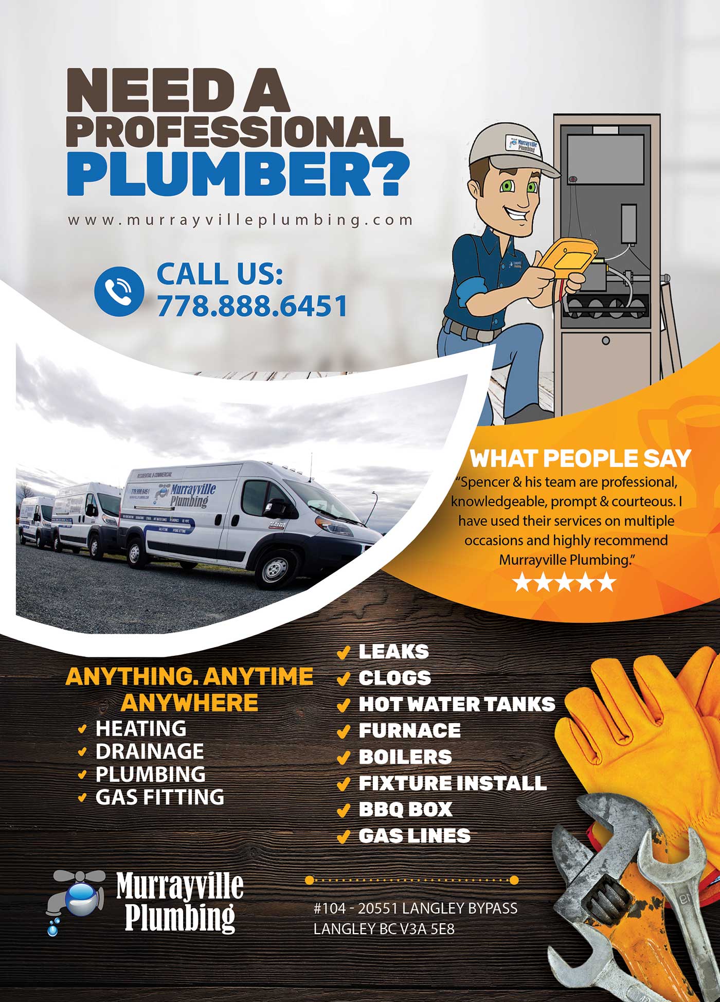 Langley Plumbing Heating Drainage & Gas Fitting Murrayville Plumbing